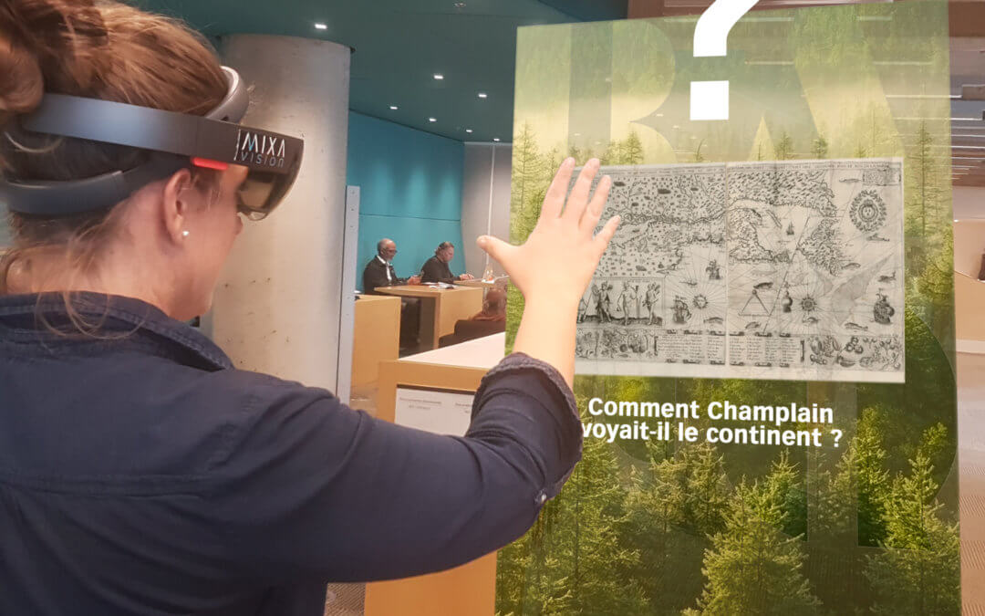 Traveling in the past in Mixed Reality at BAnQ